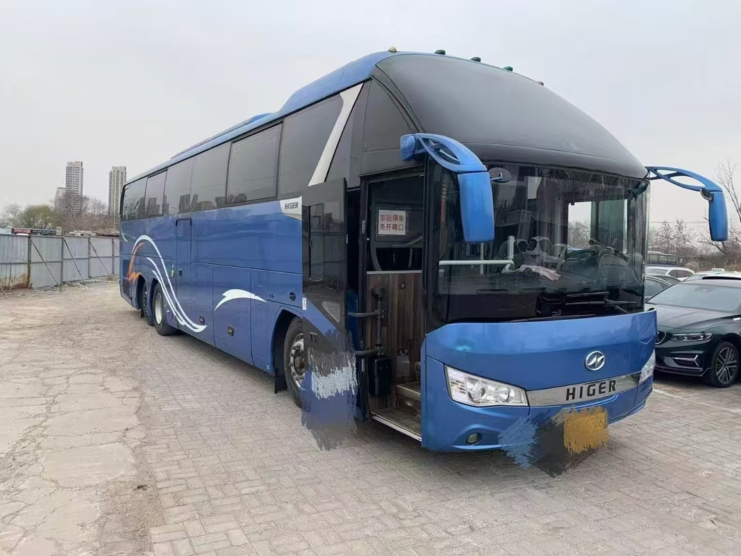 バス 中古 ハイガー KLQ6132 ウェイチャイ 375hp ダブルディフ バス 56席 ダブルバック アルクセ ルックス 輸送