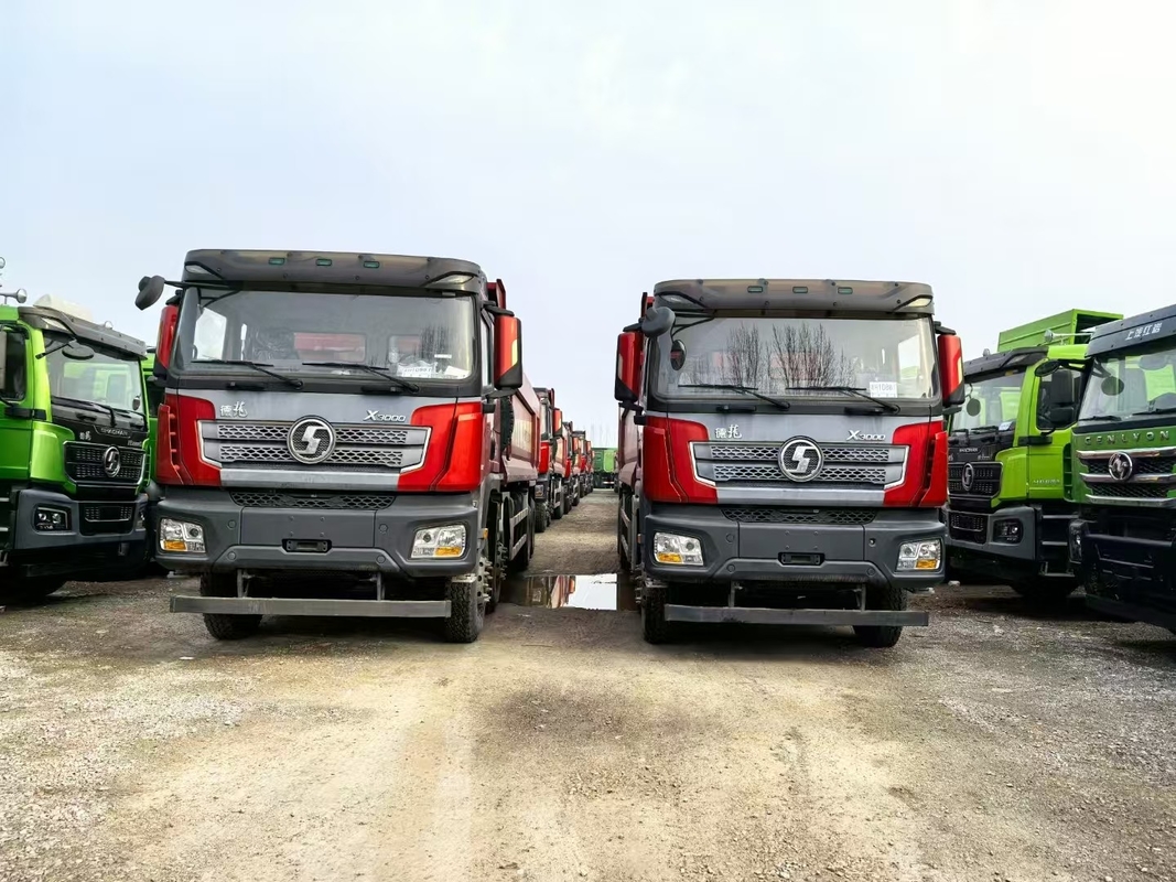 鉱山用ダンパートラック シャックマン ウェイチャイ 430hp 前方リフティング 8*4 ドライブモード 12 タイヤ Lhd 50tons 荷重