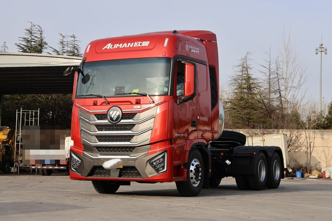 中古 Foton Auman 6X4 トラクター トラックヘッド GTL6 10 長距離輸送用タイヤ LNGエンジン 530hp