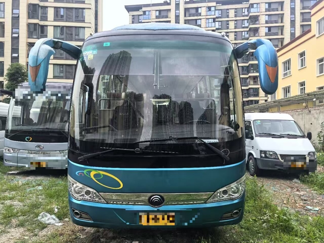 高級古車 K6906 青色 A/C ディーゼル エンジン 葉 39 席 春輪式 長い距離