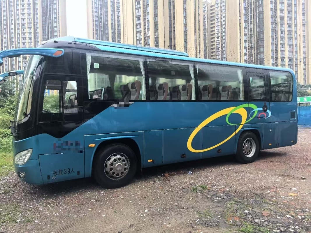高級古車 K6906 青色 A/C ディーゼル エンジン 葉 39 席 春輪式 長い距離