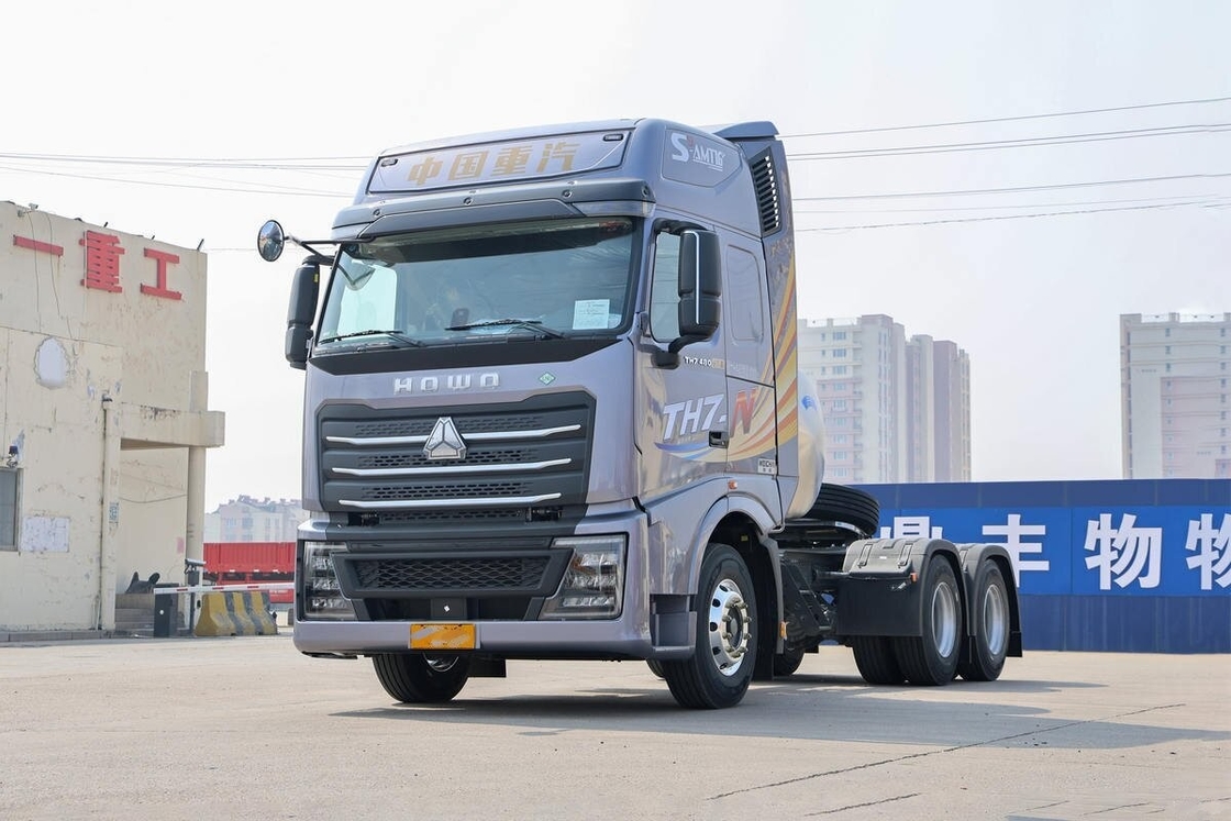 中古トラクタートラックホース販売用 Sinotruk Howo Th7-N 6*4 駆動方式 480hp ガス燃料タイプ ヘッド