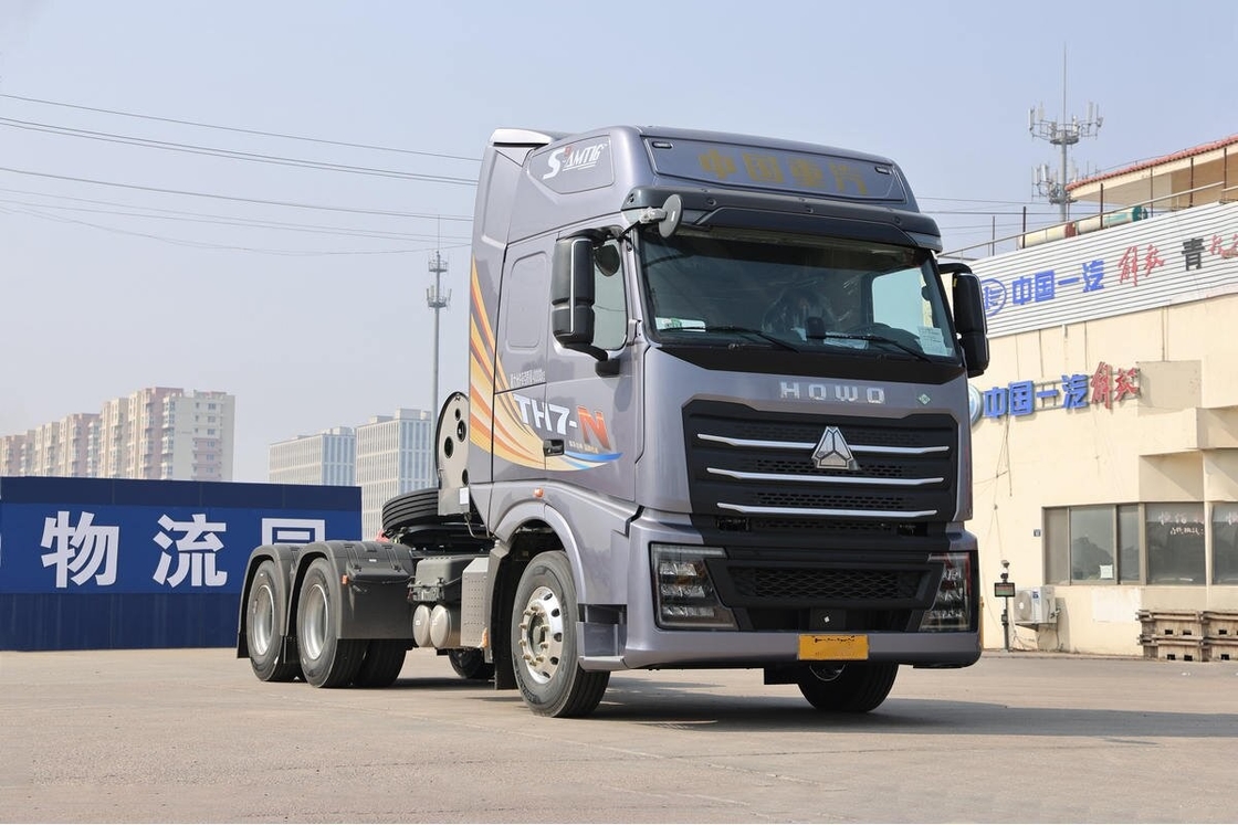 中古トラクタートラックホース販売用 Sinotruk Howo Th7-N 6*4 駆動方式 480hp ガス燃料タイプ ヘッド