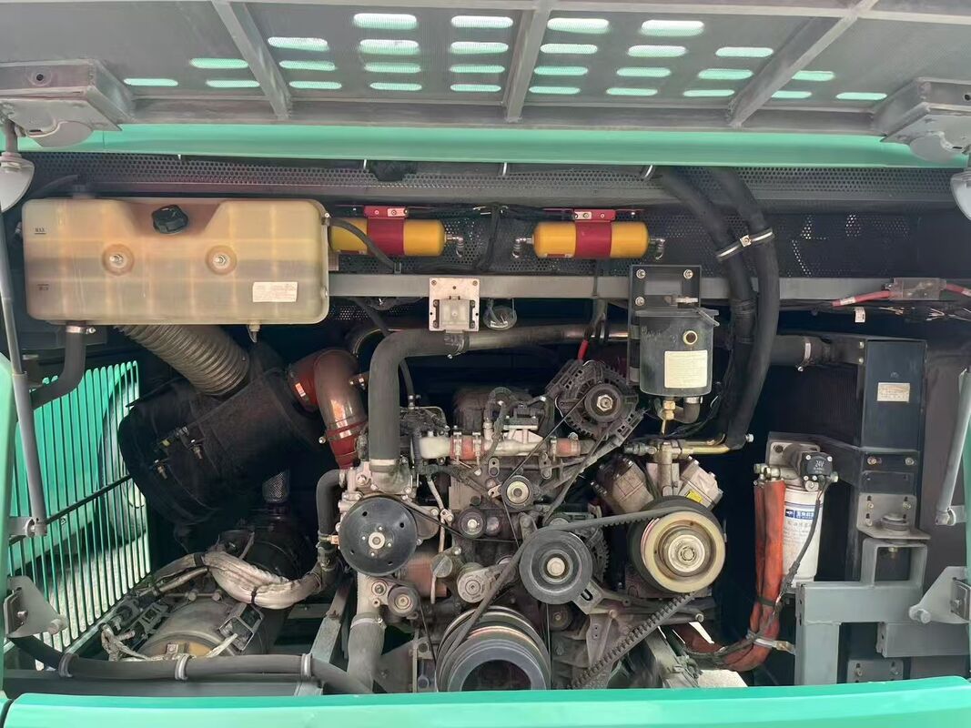 中古ディーゼルキングロングバス 50人乗り ラグジュアリー リーフスプリング 濰柴エンジン スクールツアー 都市間通勤コーチ