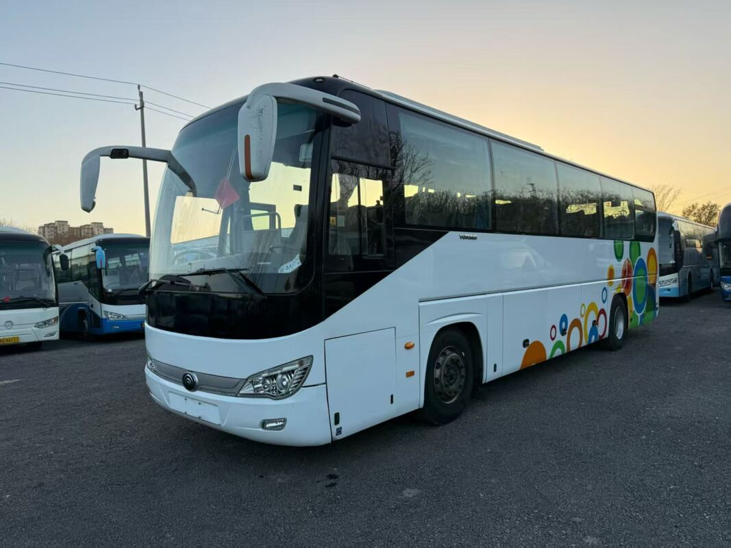 中古高級バス 宇通 ZK6119 玉柴 330馬力 リーフスプリング 50席 エアコン付き観光・長距離輸送用