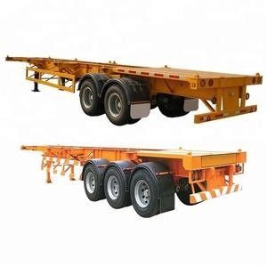 6850*2500*1400 Mm秒針の小さいトレーラー、トレーラーのヨークの半使用されたブランド