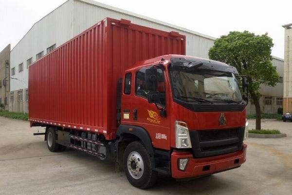 2012年によって使用される頑丈なトラック4×2ドライブ モードHOWO ブランドヴァンBody Cargo箱