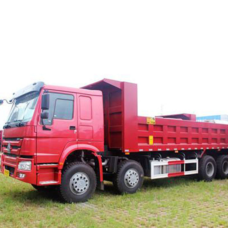 大容量第2手のダンプカー31トンの重量8x4ドライブ モードHOWO-7モデル