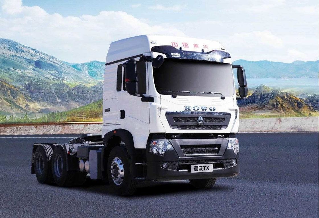 頑丈な使用されたトラクターのトラック31 - 40t積載量6x4ドライブ車輪ISO