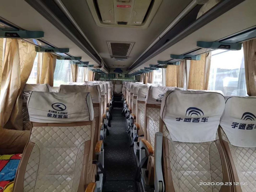 Kinglong RHD Deiselエンジン53の座席AC両開きドアが付いている233kwによって使用されるコーチ バス