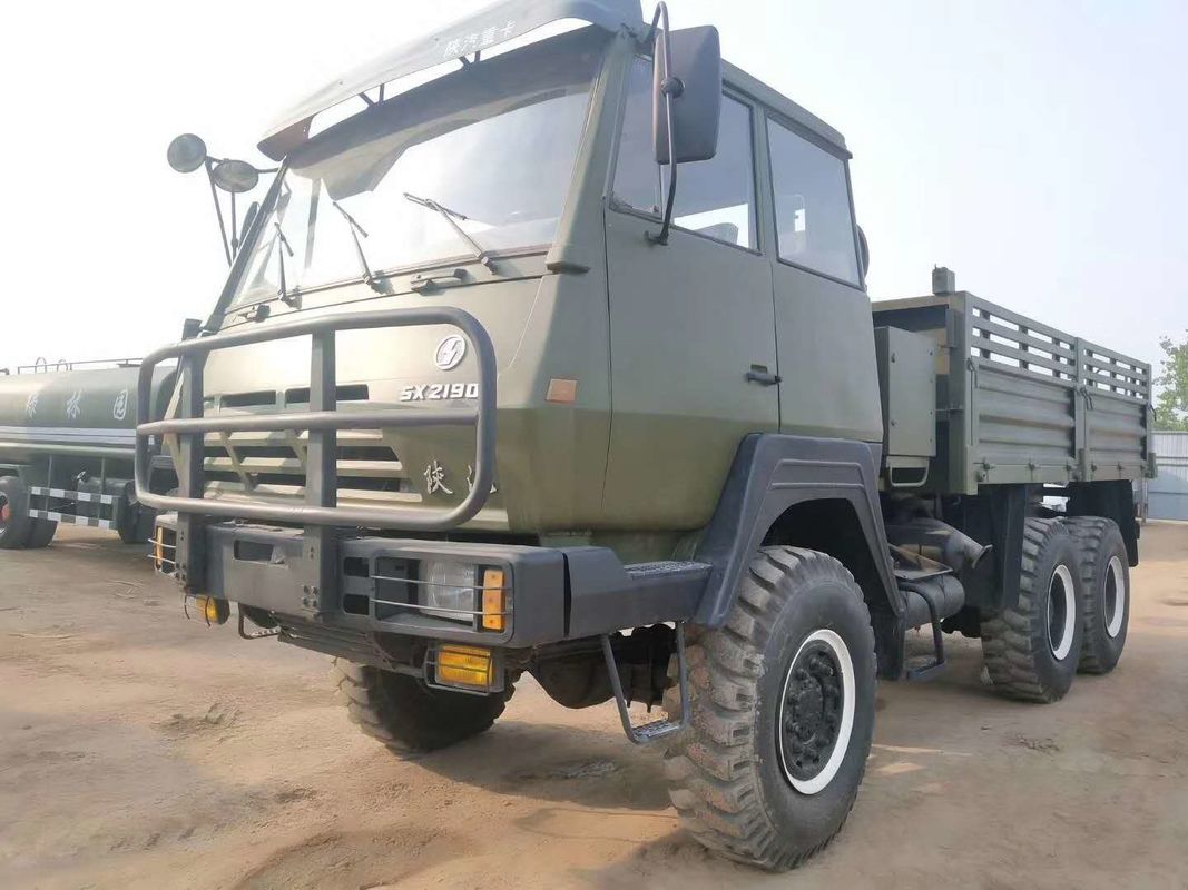 道によって使用された280HP 6x6の軍隊の貨物トラックShacman 2190を離れた特別な商業使用は改装した