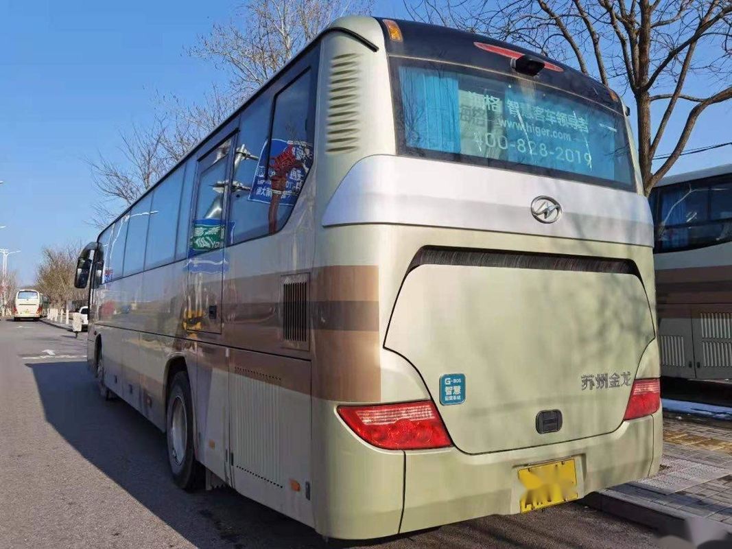 LHDの後部エンジンのより高いブランド モデルKLQ6115乗客バス鋼鉄シャーシによって使用されるコーチ バス53座席
