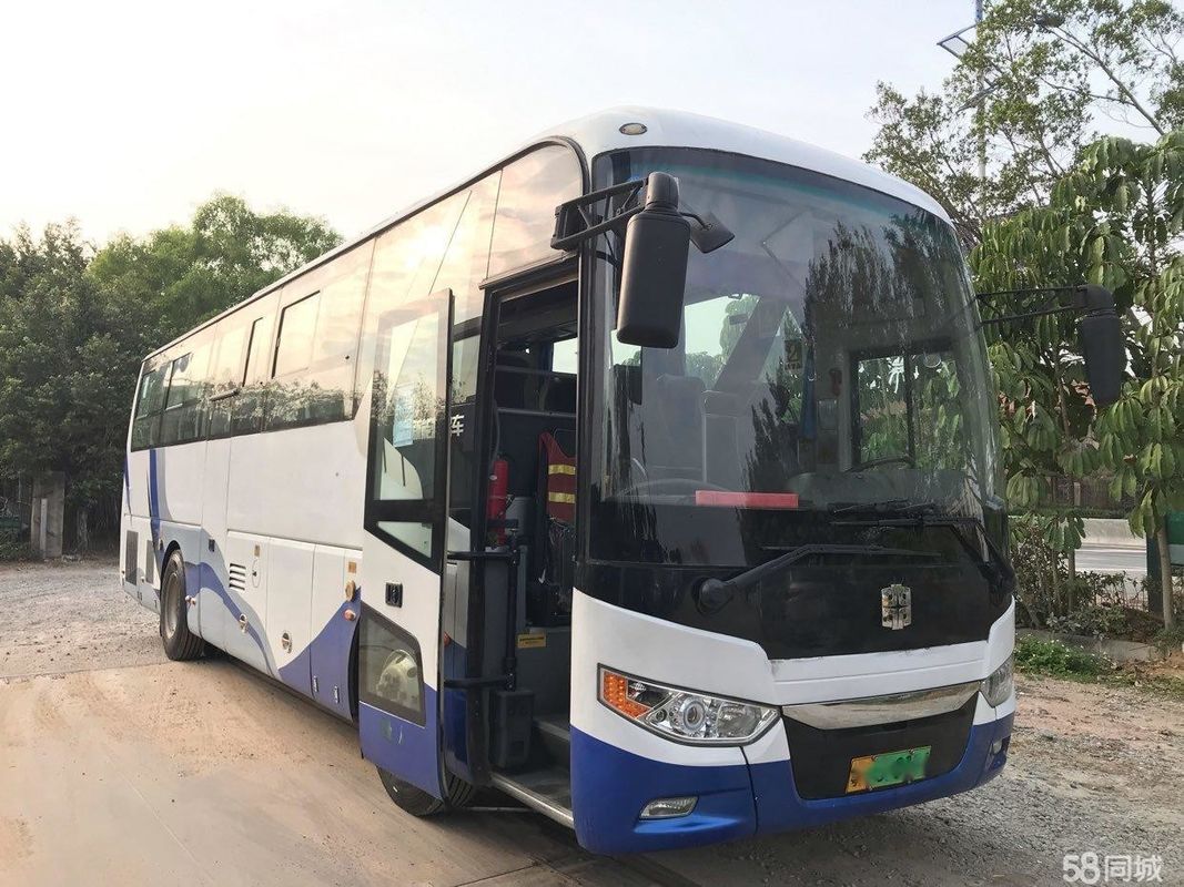 オイル電気雑種の電気自動車WPエンジン155kwの両開きドアは座席によって使用されるコーチ バスZhongtong LCK6101 47Seatsに革を張る
