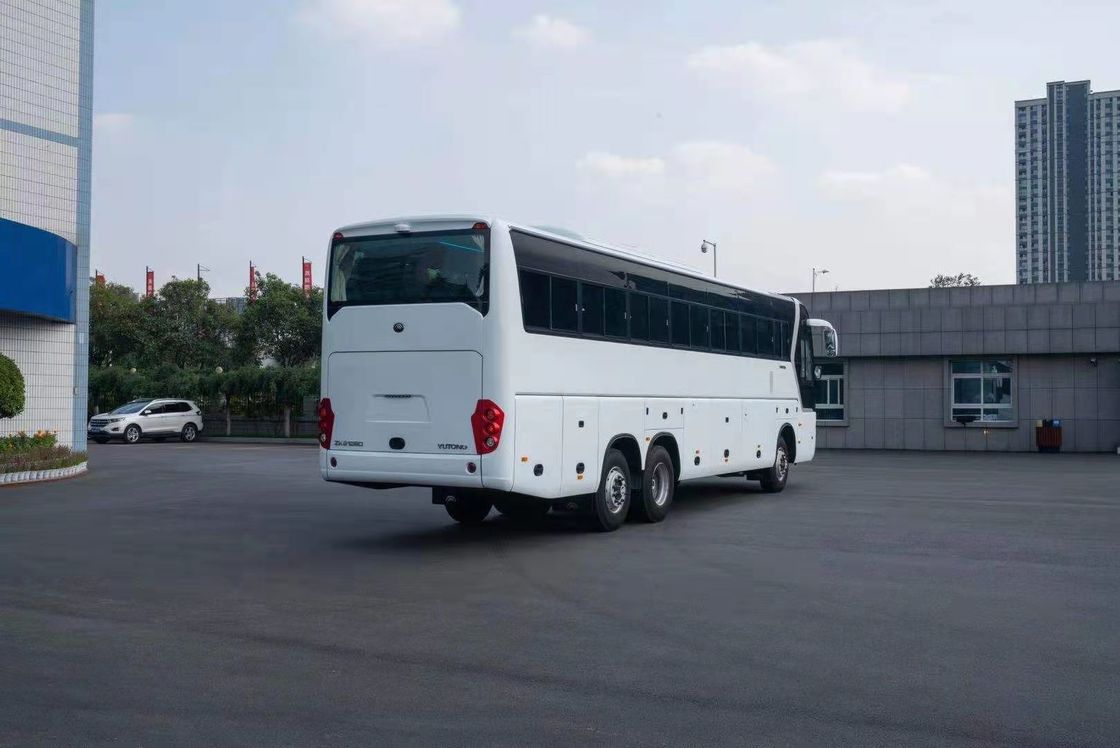 昇進の後部エンジンの58の座席白い色の真新しいYutongバスZK6126倍の車軸