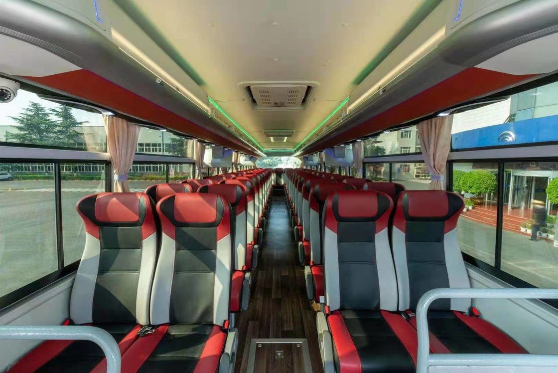 昇進の後部エンジンの58の座席白い色の真新しいYutongバスZK6126倍の車軸