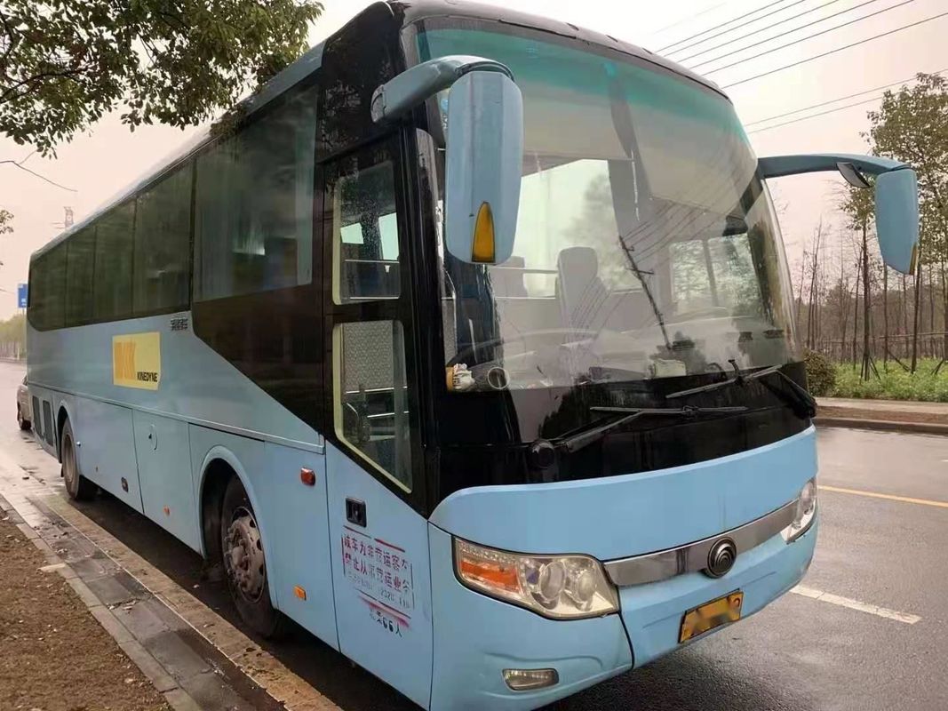 使用されたコーチはブランドZK6117 65がYuchai後部エンジン120km/Hの単一のドアによって使用される乗客を着席させるバスYutongの左のステアリングをバスで運ぶ