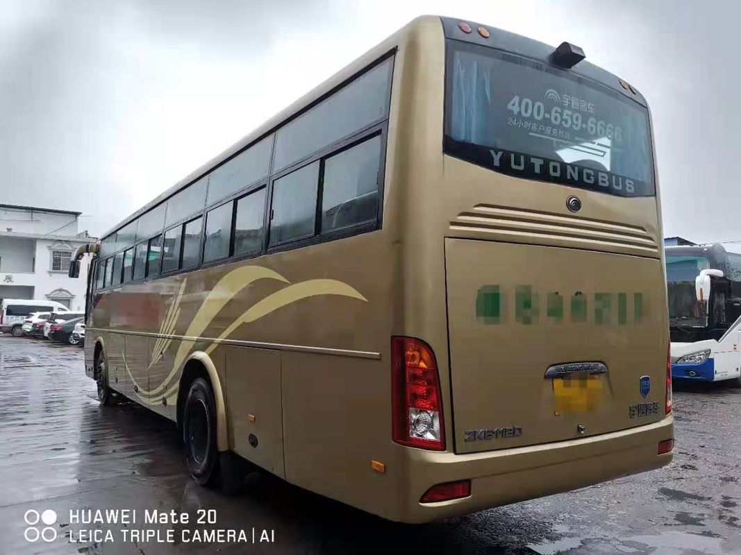 ディーゼル前部エンジンはYutongバスZK6112D 52座席黄色い左手ドライブ モデルを使用しました