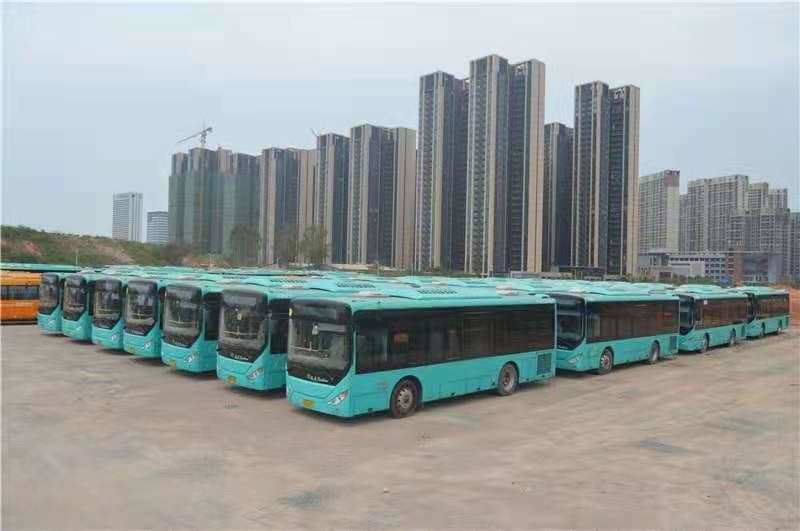 都市バスZhongtong使用されたLCK6950 27/62の座席はコーチ バス164kwユーロIV Qijiangの変速機を使用した