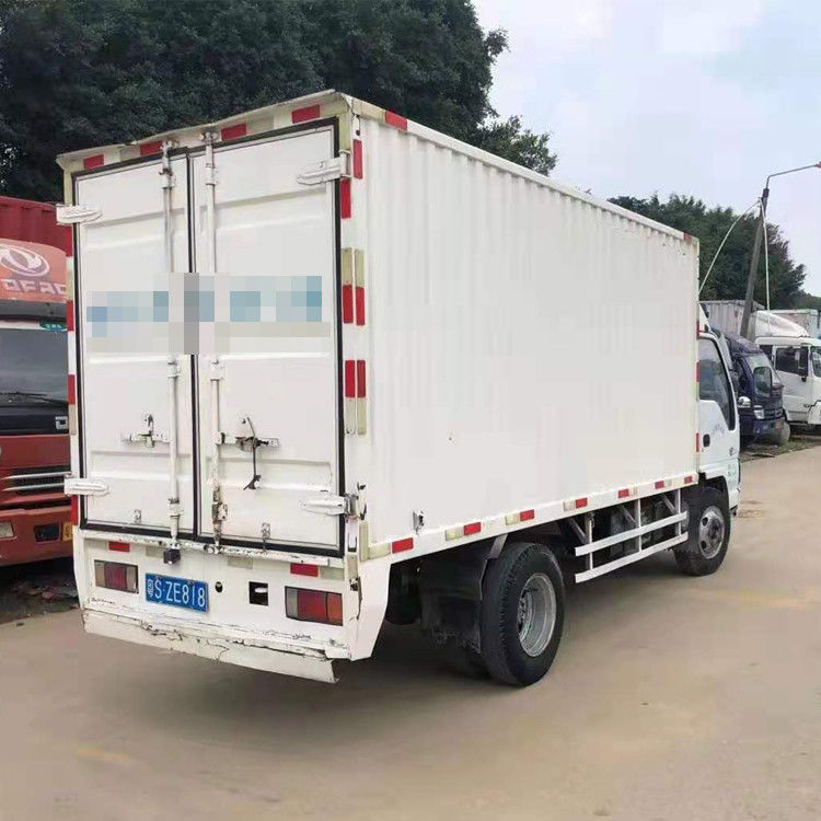 秒針4.2mヴァンUsed軽量4x2 Isuzu 10トンのディーゼル貨物トラック