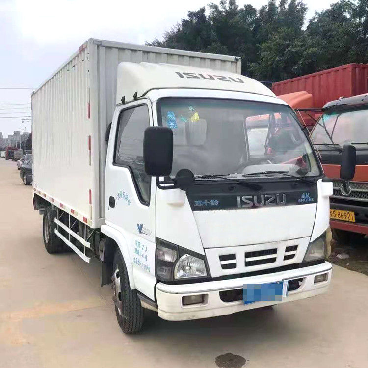 秒針4.2mヴァンUsed軽量4x2 Isuzu 10トンのディーゼル貨物トラック