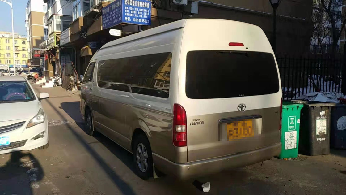 2014の年13の座席ガソリン トヨタHiaceは高い屋根の自動変速機が付いている小型バスを使用した