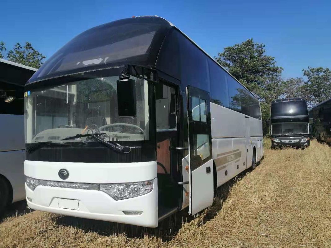 使用された観光バスのYutongのブランドZK6127右ドライブ55座席後部エンジンによって使用されるコーチ バス両開きドア