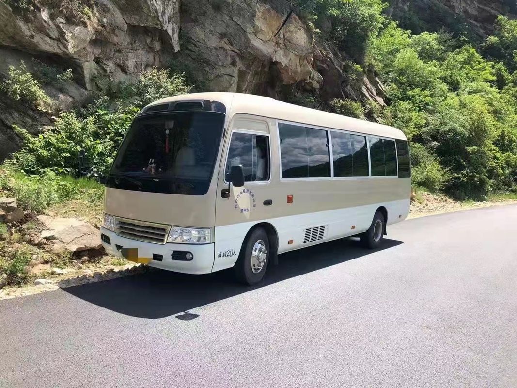 乗客バス使用される使用された小型バス トヨタ・コースター15Bエンジン23/29の座席低いキロメートル