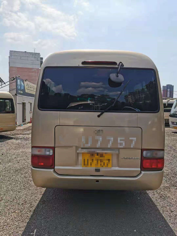 23の座席によって使用されたコースター バスは3RZガソリン機関を搭載するバス トヨタ・コースター小型バスを2012年の左手のステアリング使用した