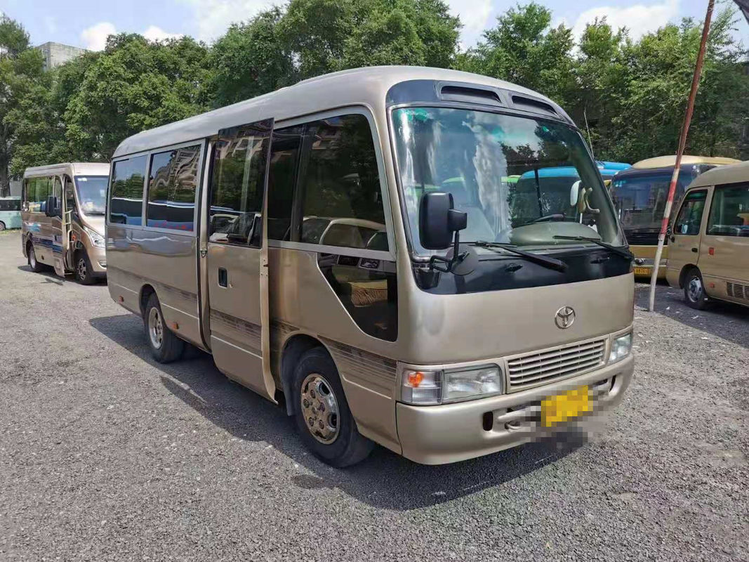 23の座席によって使用されたコースター バスは3RZガソリン機関を搭載するバス トヨタ・コースター小型バスを2012年の左手のステアリング使用した