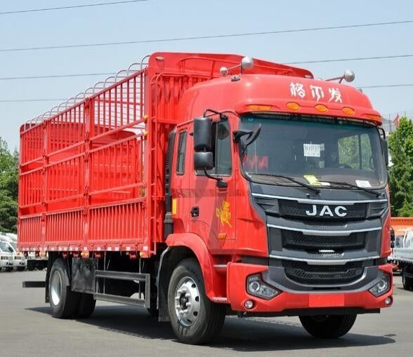 JAC Geerfa A5L中央のブラウン220の馬力4X2 6.8M倉庫のゲートのダンプ トラック