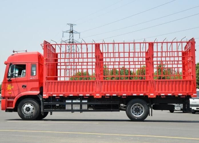 JAC Geerfa A5L中央のブラウン220の馬力4X2 6.8M倉庫のゲートのダンプ トラック