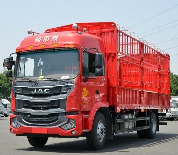JAC Geerfa A5L中央のブラウン220の馬力4X2 6.8M倉庫のゲートのダンプ トラック