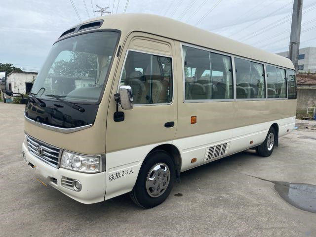 トヨタはアフリカGaosilne 2TRエンジン108KW 23の座席左手ドライブのためにコースター バスを使用した