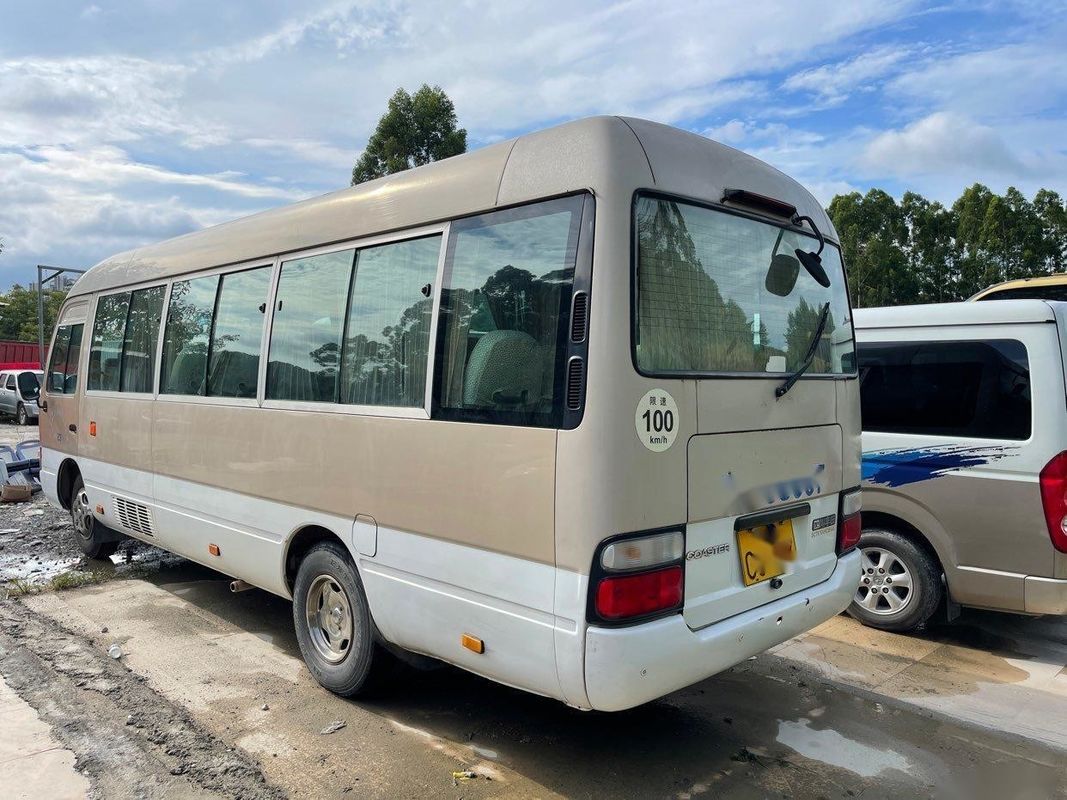 トヨタのブランドによって使用されるコースター バス23-30seats 3RZトヨタ エンジンのガソリンによって使用される小型バス左のステアリング