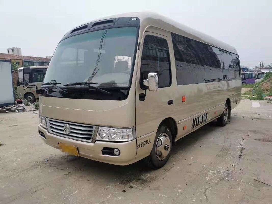 2019年28の座席XML6729J15は金ドラゴンのコースター バス、ビジネスのためのHinoエンジンを搭載する使用された小型バス コースター バスを使用した