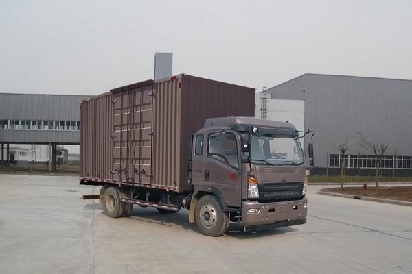 使用されたHowoの貨物トラック4X2箱のヴァンの軽量トラック年2016 LHR/RHDはRigh手ドライブ ステアリングを残した