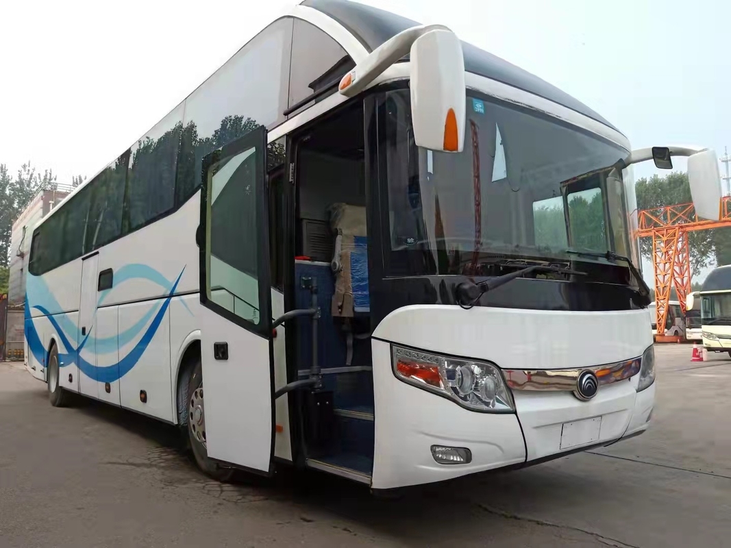Yutongバス ディーゼル第2手ZK6127 Kinglongバス55座席バスは使用された後部エンジンをコーチする