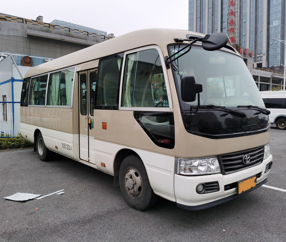 贅沢な交互計算システムが付いているLHD秒針のコースター バスHinoエンジン23のSeaterのカーキ色 バス
