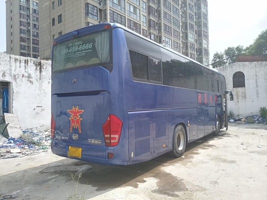 長距離バス Yutong ZK6118 51seats Yuchai 206kw 2 つのドアによって使用されるツアー コーチ