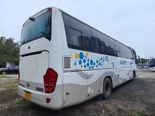 在庫の古いコーチ バス55seats若いはさみバスzK6122 Yuchaiエンジン243kw 2014-2016 4buses
