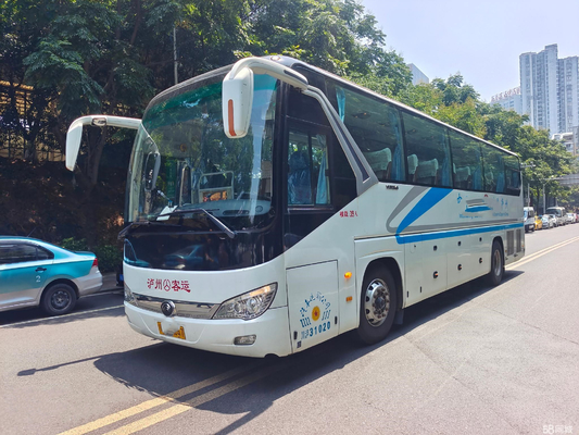 使用されたバス39座席白いYutong小さいバス後部エンジンの出口はアフリカのために贅沢なバスを使用した