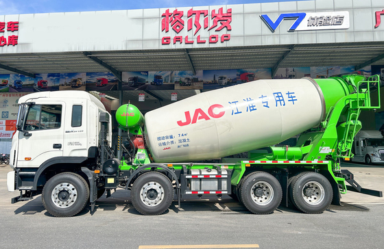 コンクリート トラック モバイル 7-8m3 タンカー セメントミキサー トラック 中国ブランド JAC ユチャイ 350hp