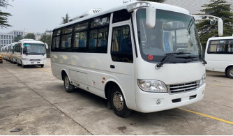 右駆動 ミニバス 21人乗り 中国コースターバス ユーロ3 ディーゼルエンジン 3000cc 容量 NEW