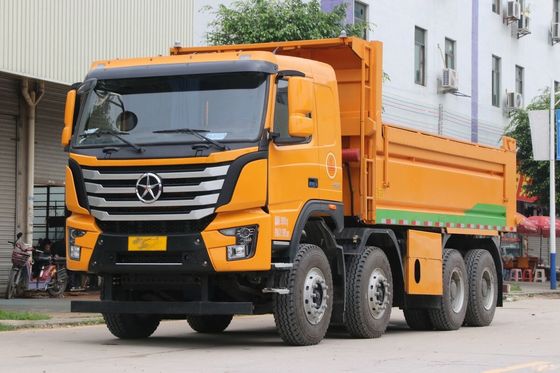 アフリカの中古ダンプトラック DAYUN N8V 8*4 駆動方式 350馬力 低走行距離の建設用中古ダンプトラック