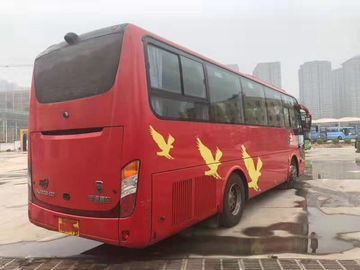 新しい到着のYutongのブランドの赤によって使用される乗客バス2013年のマニュアル トランスミッション