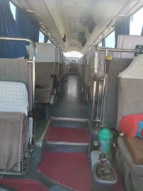 51の座席はYutong都市バスの人シリーズ ディーゼル左側のステアリング コーチの平らで白い色を使用しました