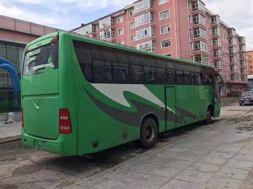 前部エンジンの緑は観光バス51の座席を2つのドアLHD/RHDサポート ディーゼル2010年使用しました
