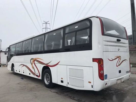 低いキロメートルのエアバッグのシャーシのユーロIIIのよい状態の両開きドアの使用されたコーチ バスより高いブランド モデルKLQ6129 53座席