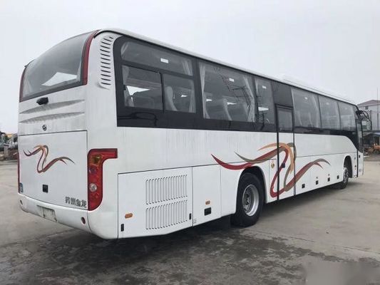 低いキロメートルのエアバッグのシャーシのユーロIIIのよい状態の両開きドアの使用されたコーチ バスより高いブランド モデルKLQ6129 53座席