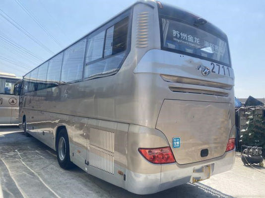 使用されたコーチ バスより高いブランドKLQ6115 51seats Weichaiの後部エンジンのエアバッグのシャーシの両開きドアの左のステアリング